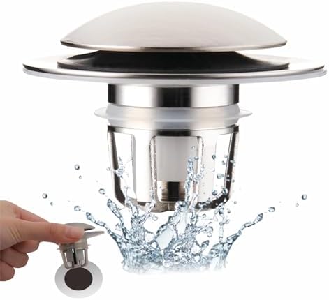 Wellup Brushed Nickel Sink Stopper Replacement 1