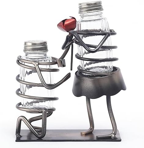 Funny Salt and Pepper Shakers Set - Rose Lovers