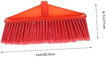 Minkissy Plastic Broom Head Replacement for Home Cleaning