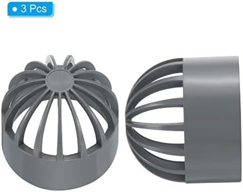 PATIKIL 40mm ID PVC Drain Grate Cover Gray