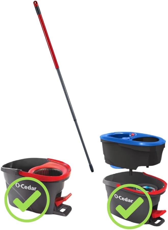 O-Cedar Spin Mop Handle for EasyWring RinseClean