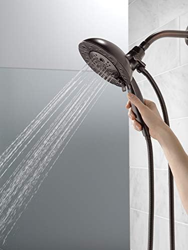 Delta Faucet 5-Spray In2ition Dual Shower Head with Handheld and Hose