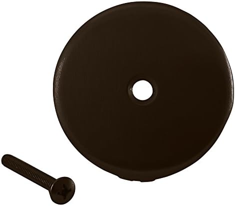Westbrass 3-18 Single Hole Overflow Face Plate with Screw 1