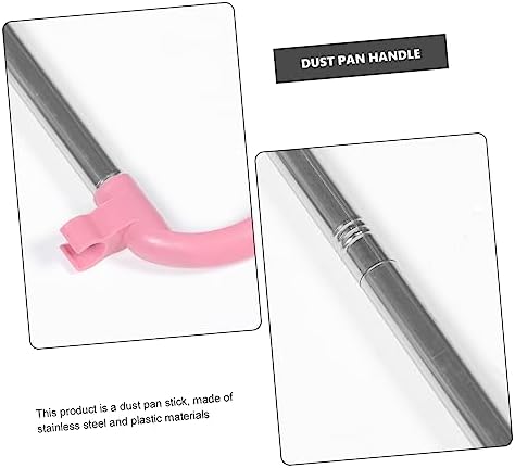 3pcs Sturdy Stainless Steel Dust Pan Handle for Heavy Duty Cleaning