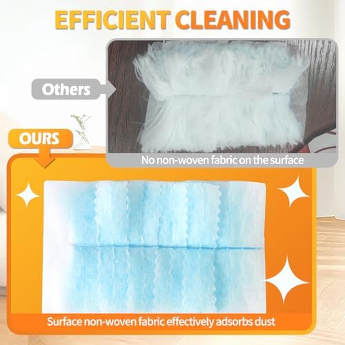 Senowi 60 Count Electrostatic Duster Refills for Swiffer Multi-Surface Cleaning