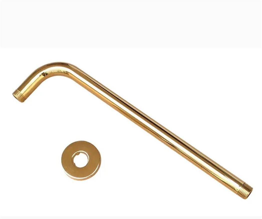 Gold Black Antique Brass Shower Arm 12 Inch Extension Pipe