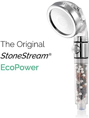 StoneStream EcoPower Handheld Shower Head with 3 Spray Settings