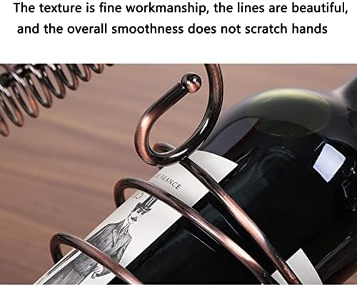 JUSHZ Iron Wine Rack with Strong Base and Elegant Design