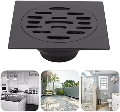Stainless Steel Square Floor Drain for Kitchens and Bathrooms