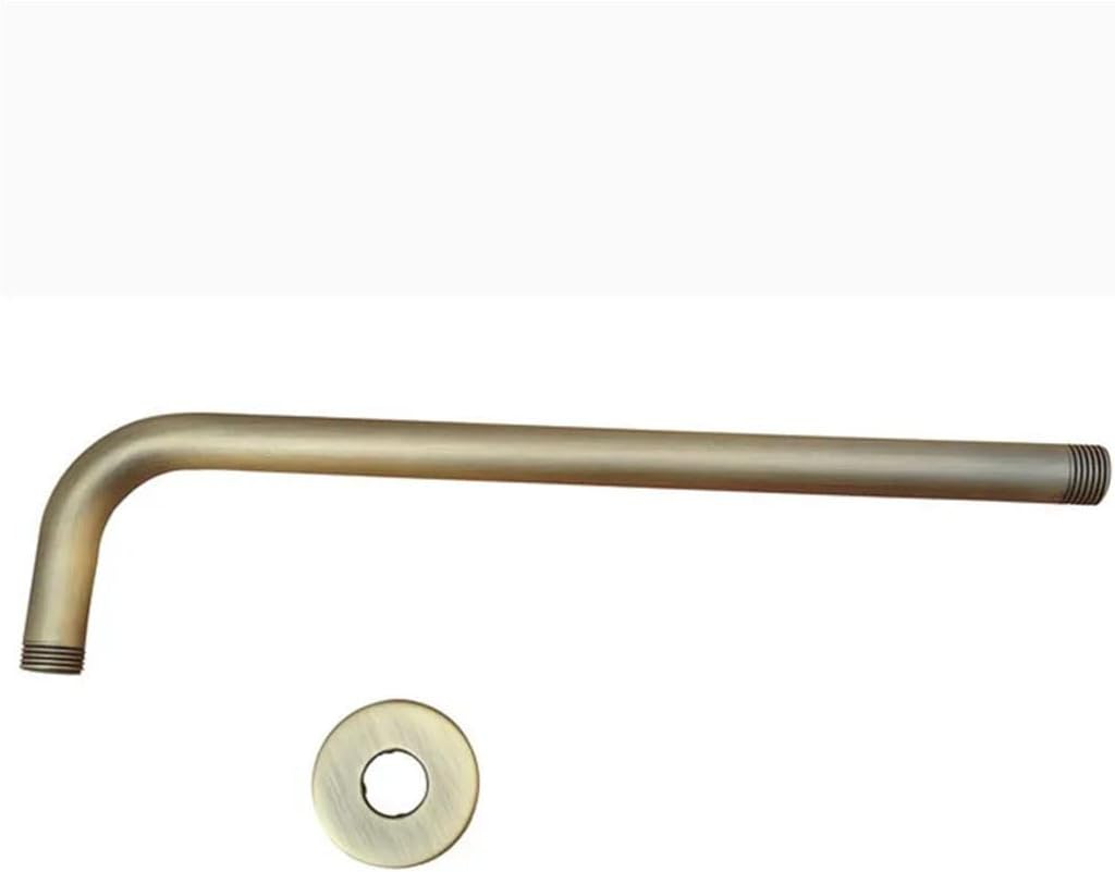Gold Black Antique Brass Shower Arm 12 Inch Extension Pipe