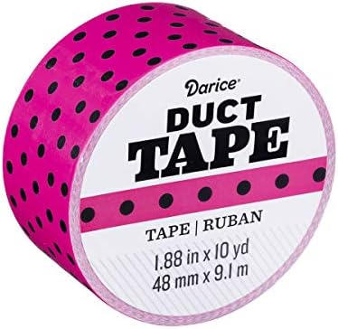Darice Polka Dots Duct Tape Roll 188x10 Multicolor