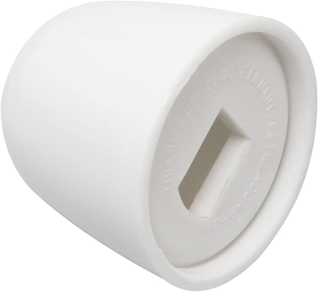 4pcs Universal Toilet Bolt Caps White