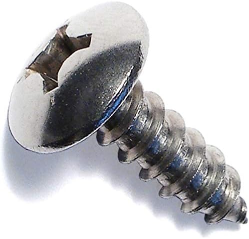 523008 Stainless Steel Sheet-Metal Screws 50 Piece