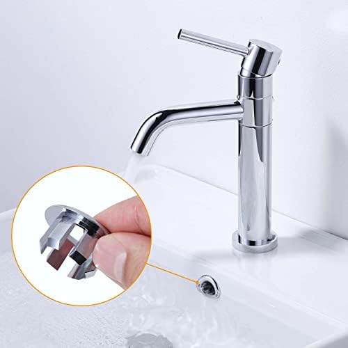 2 Pack Sink Overflow Ring Chrome