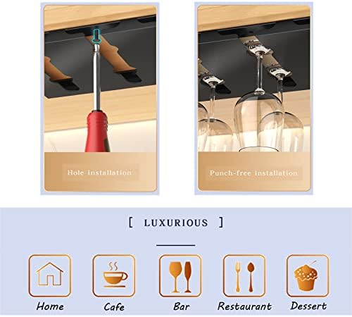 Gittcoll 3 Slot Stainless Steel Wine Glasses Rack