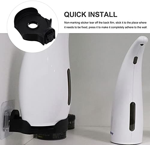 Healifty 2 Sets Wall Bracket for Soap Dispenser and Mobile Phone Holder