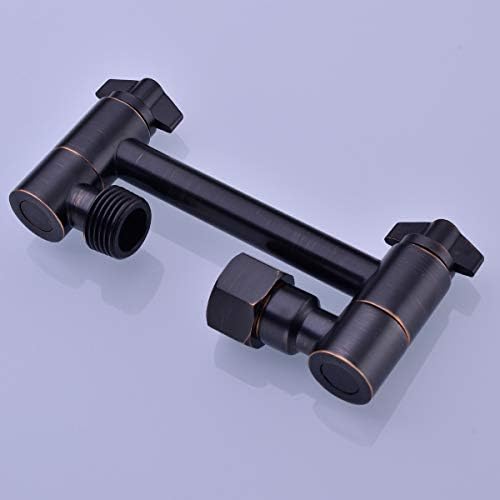 TRUSTMI 4 Inch Adjustable Shower Arm with Oil Rubbed Bronze Finish
