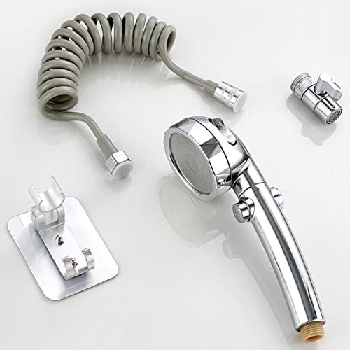 Hand Held Shower Head with 3 Speed Modes and 3M Hose Kit