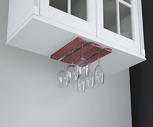 Rustic State Vigo Adjustable Stemware Rack