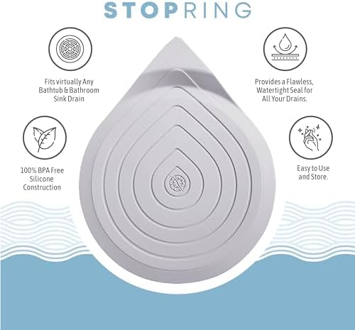Shower Ring and Stop Ring Bundle Gray