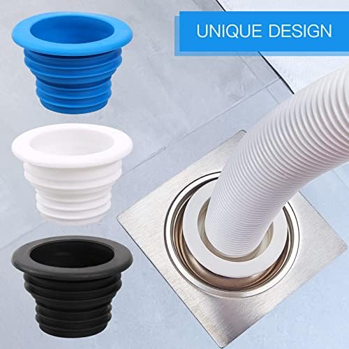 3Pcs Universal Drain Hose Silicone Plug for Kitchen and Bathroom