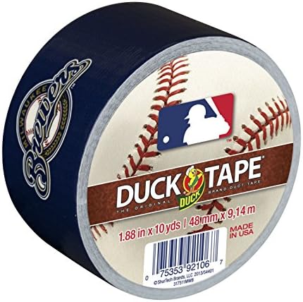 Duck FBA Milwaukee Brewers Duct Tape Roll 188x10yd