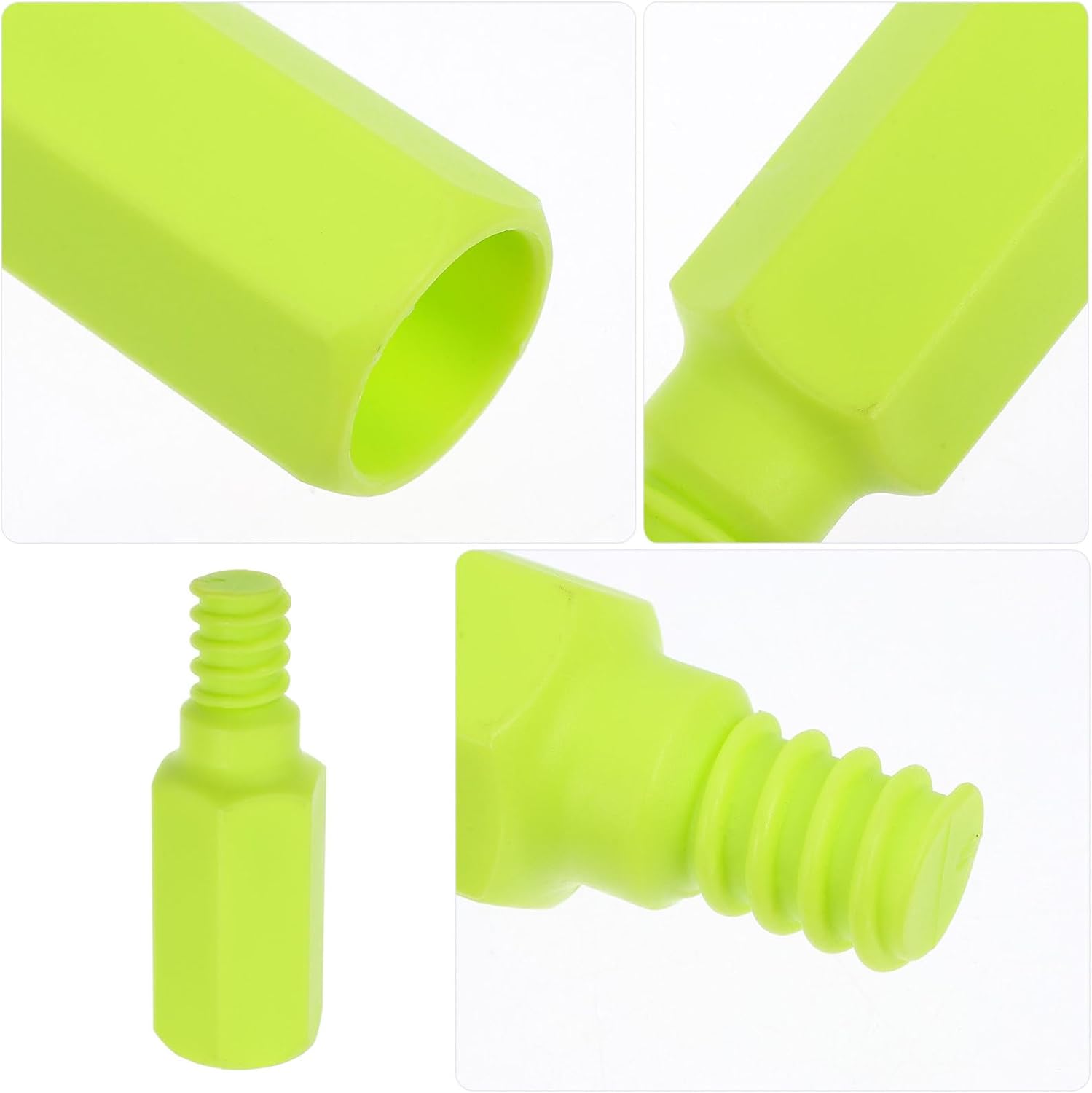 Heavy Duty Threaded Tip Replacement for Mop Broom Handle Adapter