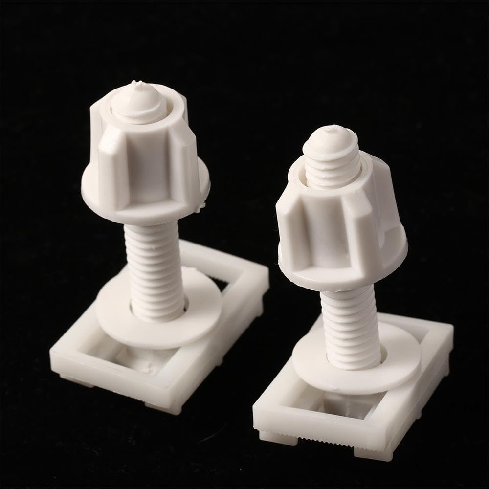 Pokinge 10pcs Toilet Seat Hinges and Screws