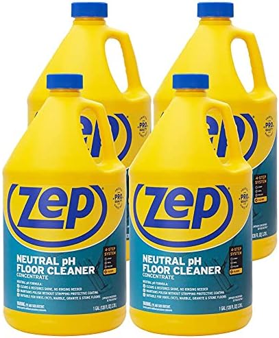 Zep Neutral pH Floor Cleaner 1 Gallon Case of 4 1
