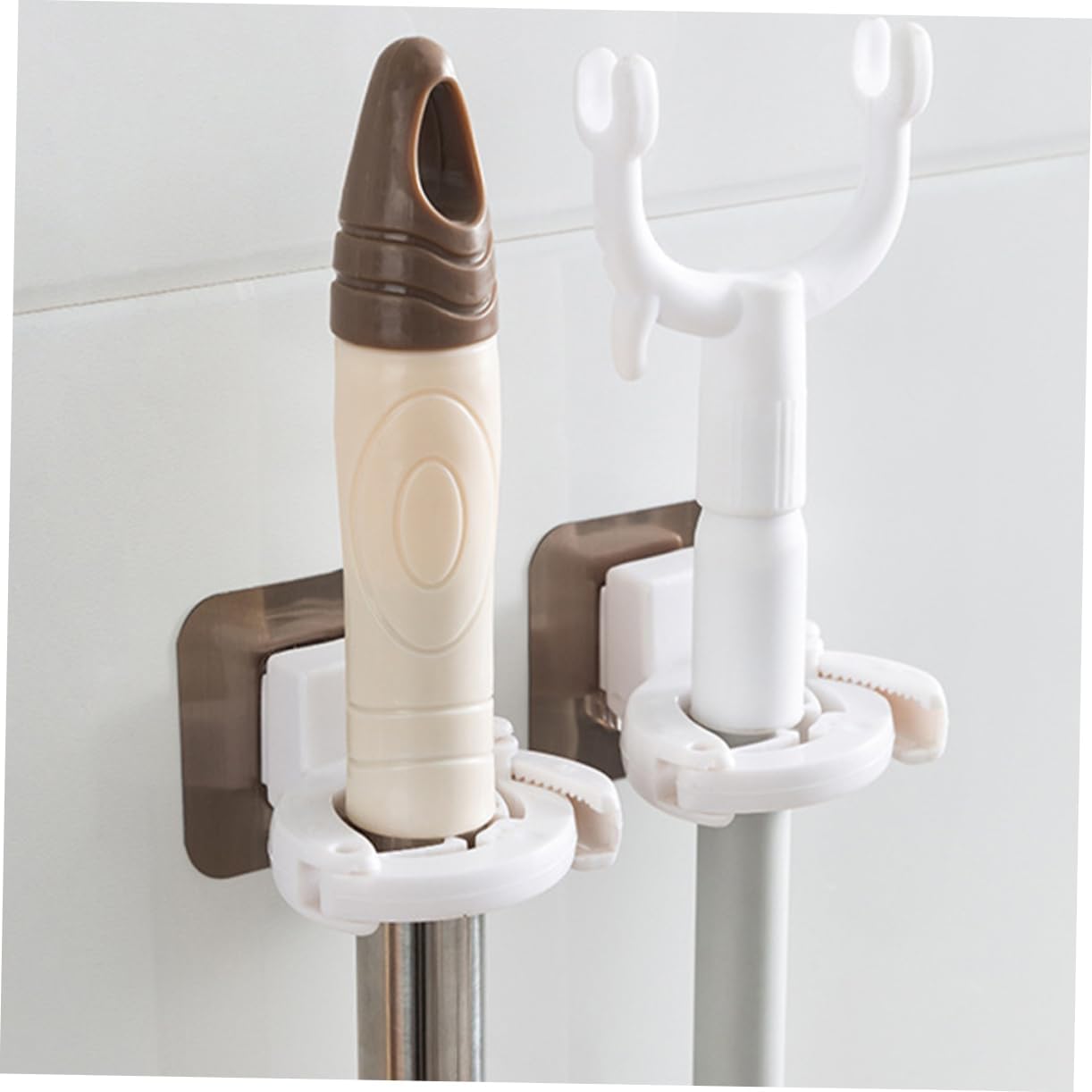 Ciieeo Wall Mount Shampoo Gel Bottle Holder - No Holes Adhesive