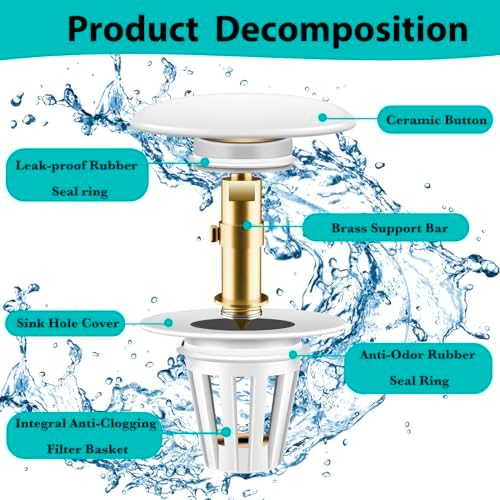 ZMyHeart Drain Strainer Universal Sink Hair Catcher