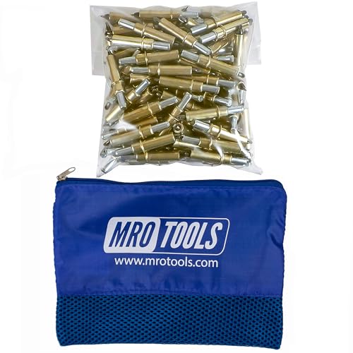 100PCS 316 Cleco Sheet Metal Fasteners with Mesh Carry Bag