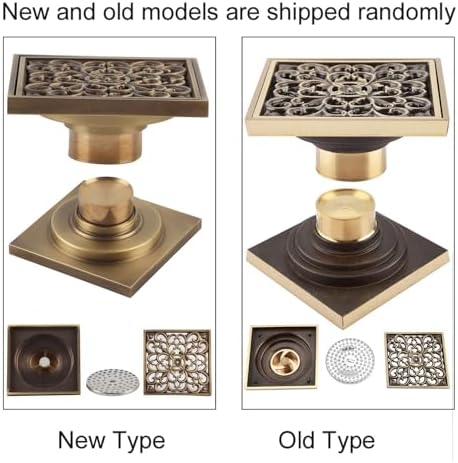 Antique Brass Floor Drain Cover for Bathroom