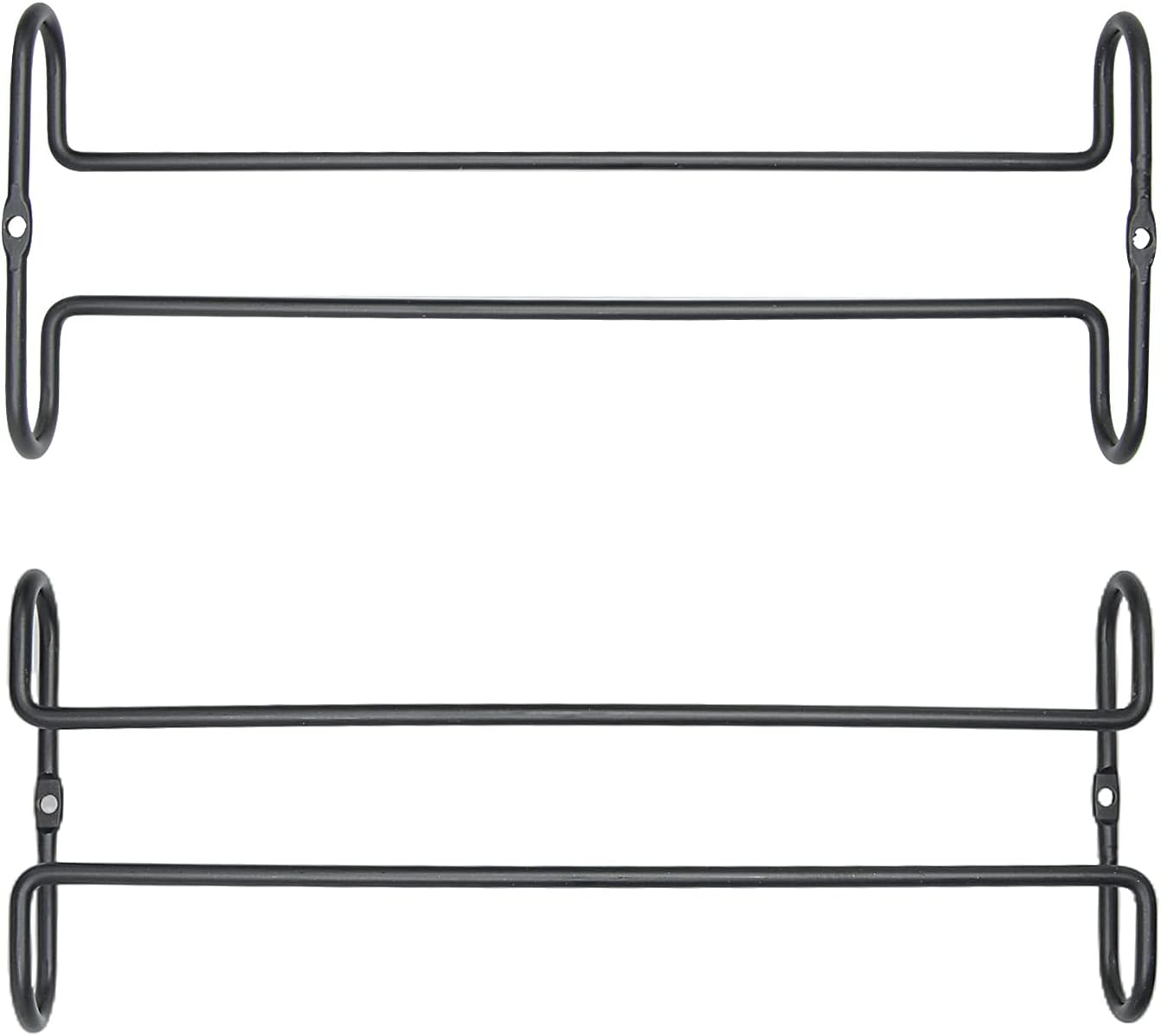 Eastbao 10 Inch Wine Glass Rack Under Cabinet Set of 4
