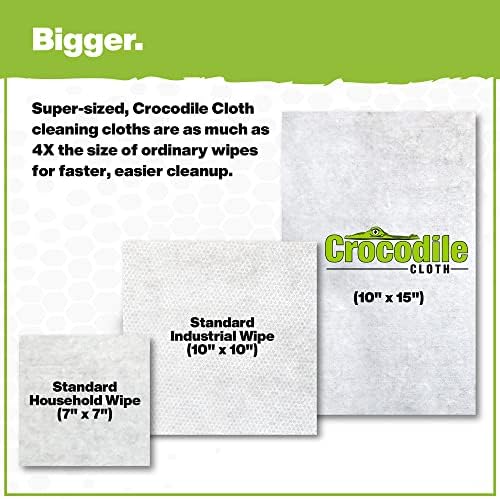 Crocodile Cloth Grill - 80 Pre-Moistened Plant-Based Wipes