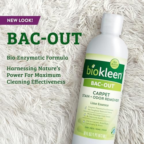 Biokleen Bac-Out Enzymatic Stain Remover 2 Pack with Towel