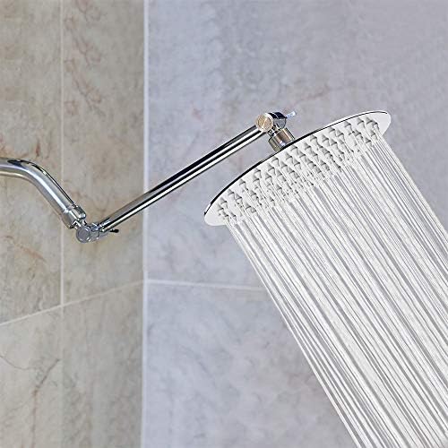NearMoon Rain Shower Head with 11 Adjustable Arm