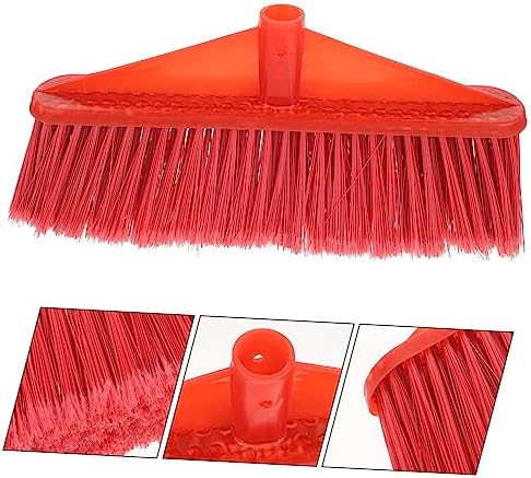 Minkissy Plastic Broom Head Replacement for Home Cleaning