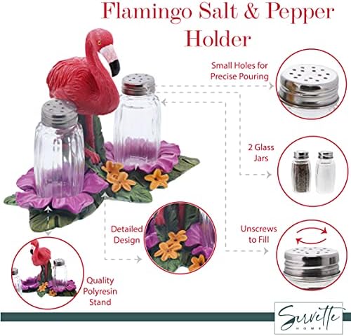 Flamingo Salt Pepper Shaker Set by Servette Home