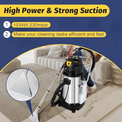 AKSDSGA 1000W 3 in 1 Carpet Cleaner Vacuum Machine