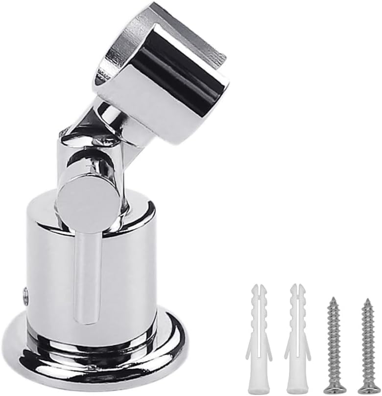 All Metal Shower Head Holder with 180 Degree Adjustment