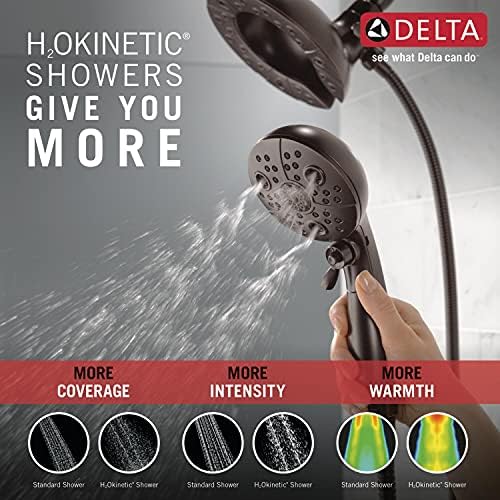 Delta In2ition 5-Setting Hand Held Shower Head with Hose Venetian Bronze