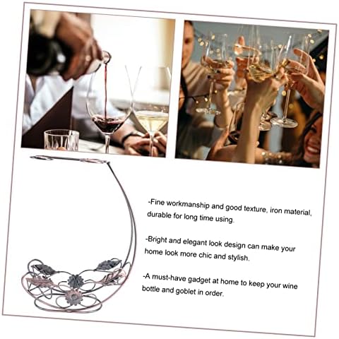 Cabilock Iron Wine Goblet Rack for Home Decor