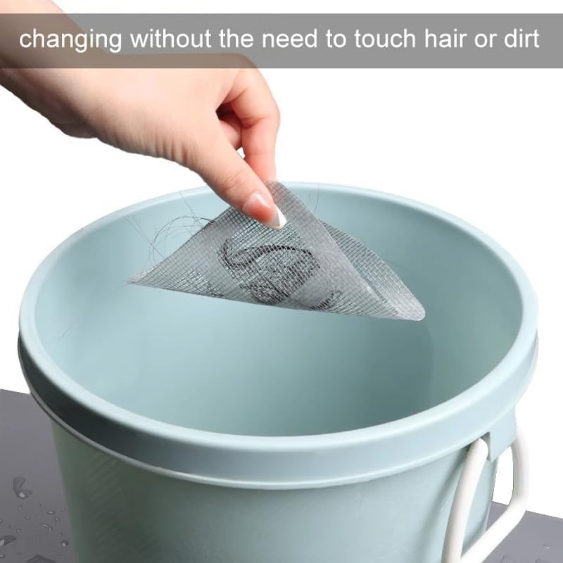 30 Pack Self Adhesive Drain Hair Catcher for Bath and Kitchen