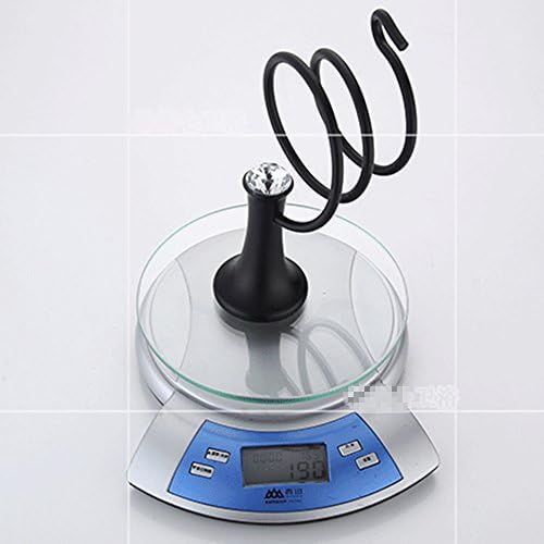 Liaozy888 Black Alloy Crystal Hand Dryer Holder