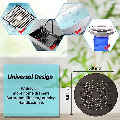 TDZJONE Hair Catcher with Suction Cups 2 Pack