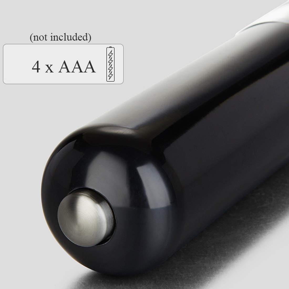 sdneNest Salt Pepper Shaker Set Stainless Steel Glass Body Adjustable Coarseness