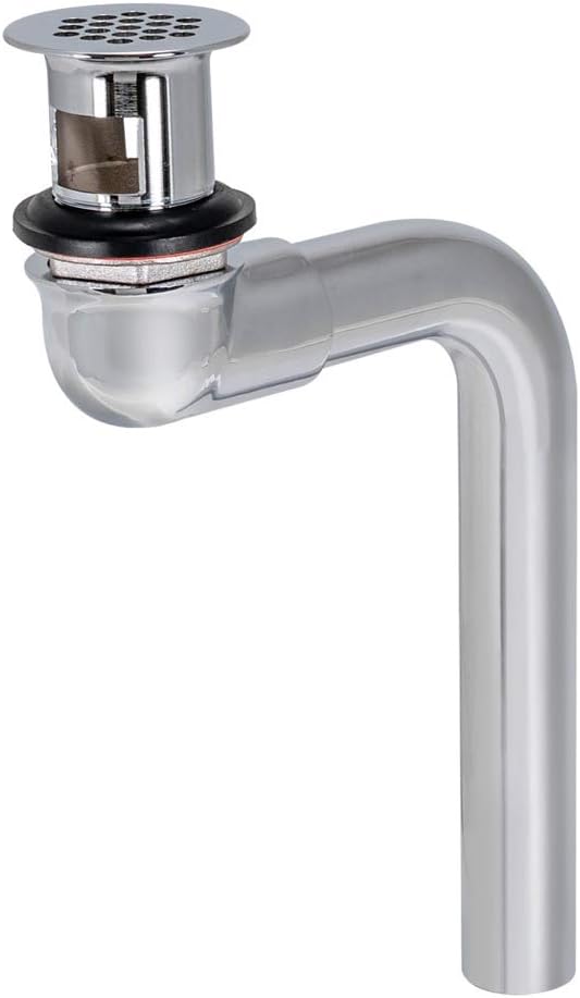 EZ-FLO 1-14 Inch Offset Lavatory Drain with Grid Strainer
