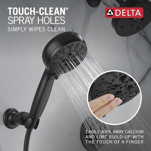 Delta 7-Setting Wall Mount Hand Shower with Cleaning Spray