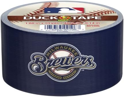 Duck FBA Milwaukee Brewers Duct Tape Roll 188x10yd